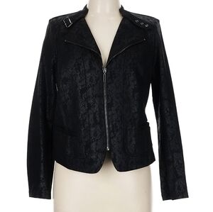 💥Sale💥Studio By Torrid Chic Black Women's Zip Front Moto